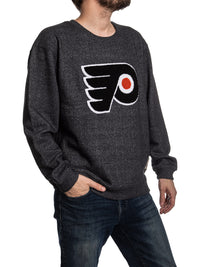 Load image into Gallery viewer, Philadelphia Flyers NHL Unisex Cabin Crew Neck Sweater with Chenille logo
