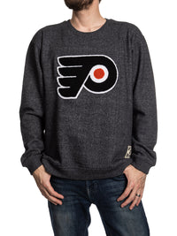 Load image into Gallery viewer, Philadelphia Flyers NHL Unisex Cabin Crew Neck Sweater with Chenille logo
