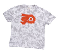 Load image into Gallery viewer, Premium Philadelphia Flyers Grey Tie Dye Oversized Women&#39;s T-Shirt
