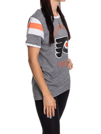 Load image into Gallery viewer, Philadelphia Flyers Ladies Loose Fit Varsity Style Retro Lounge T-Shirt
