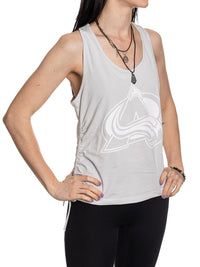 Load image into Gallery viewer, Colorado Avalanche Women&#39;s Adjustable Jersey Knit Tank Top
