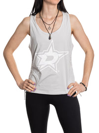 Load image into Gallery viewer, Dallas Stars Women&#39;s Adjustable Jersey Knit Tank Top
