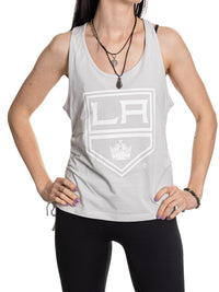 Load image into Gallery viewer, Los Angeles Kings Women&#39;s Adjustable Jersey Knit Tank Top
