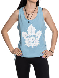 Load image into Gallery viewer, Toronto Maple Leafs Women&#39;s Adjustable Jersey Knit Tank Top
