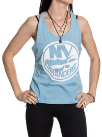 Load image into Gallery viewer, New York Islanders Women&#39;s Adjustable Jersey Knit Tank Top
