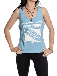 Load image into Gallery viewer, New York Rangers Women&#39;s Adjustable Jersey Knit Tank Top
