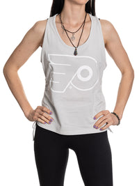 Load image into Gallery viewer, Philadelphia Flyers Women&#39;s Adjustable Jersey Knit Tank Top
