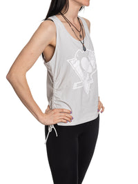 Load image into Gallery viewer, Pittsburgh Penguins Women&#39;s Adjustable Jersey Knit Tank Top
