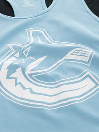 Load image into Gallery viewer, Vancouver Canucks Women&#39;s Adjustable Jersey Knit Tank Top
