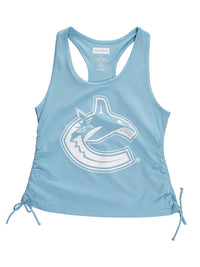 Load image into Gallery viewer, Vancouver Canucks Women&#39;s Adjustable Jersey Knit Tank Top
