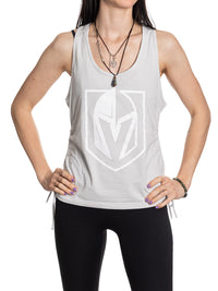 Load image into Gallery viewer, Vegas Golden Knights Women&#39;s Adjustable Jersey Knit Tank Top
