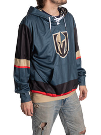Load image into Gallery viewer, Vegas Golden Knights Hockey Lace Hoodie
