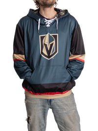 Load image into Gallery viewer, Vegas Golden Knights Hockey Lace Hoodie
