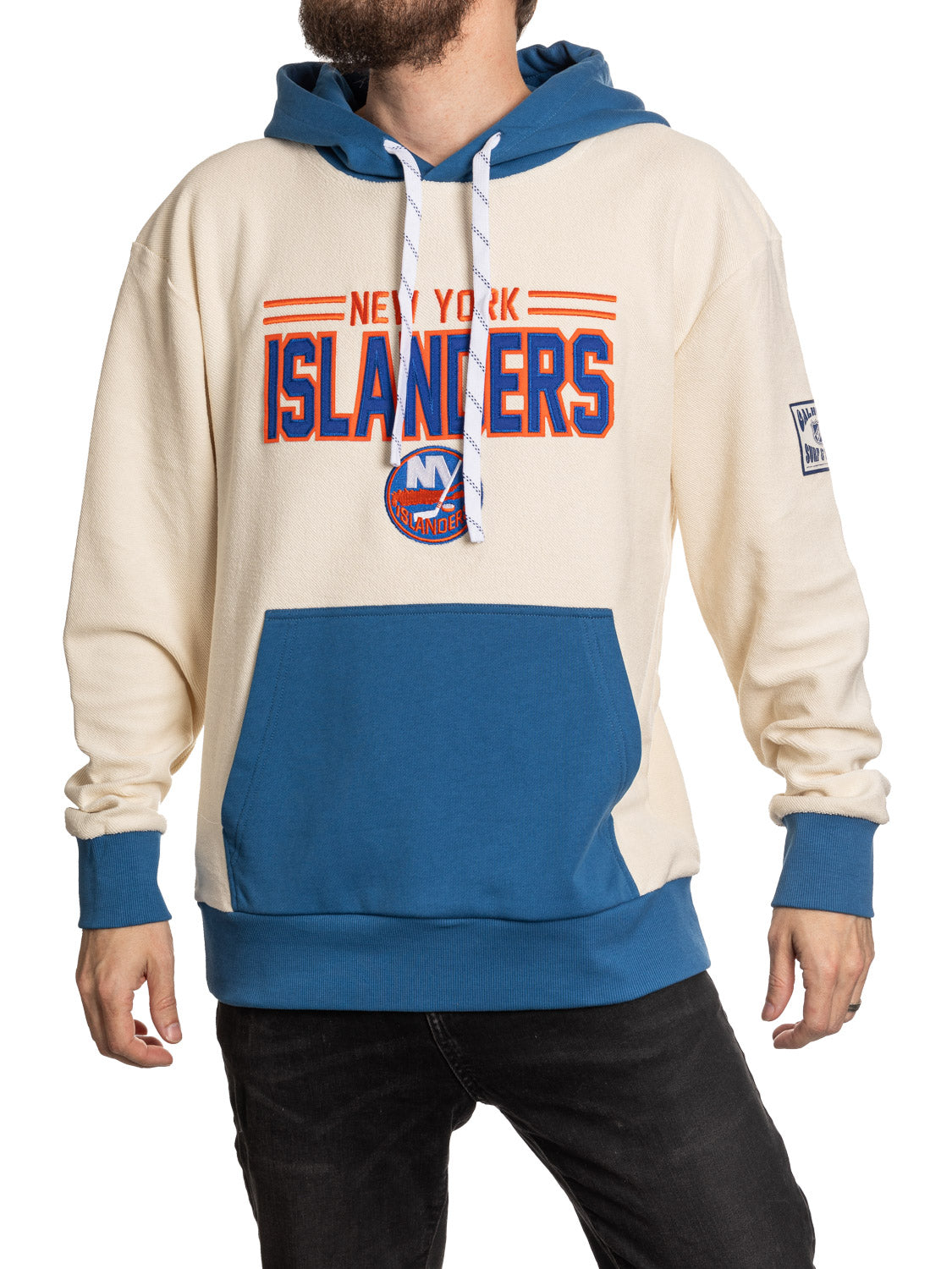 New York Islanders NHL Unisex Reverse Terry Retro Premium Hoodie