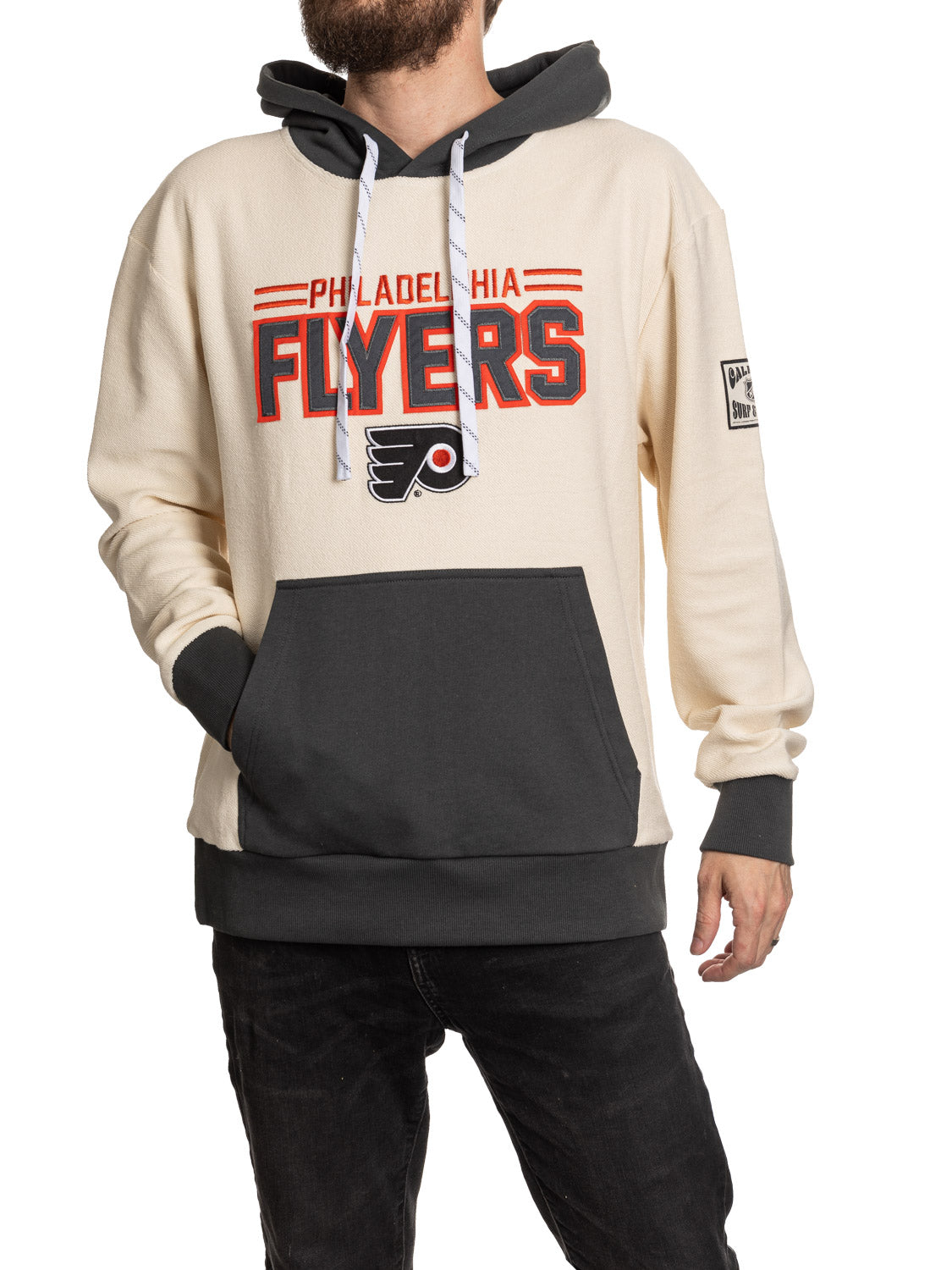 Philadelphia Flyers NHL Unisex Reverse Terry Retro Premium Hoodie