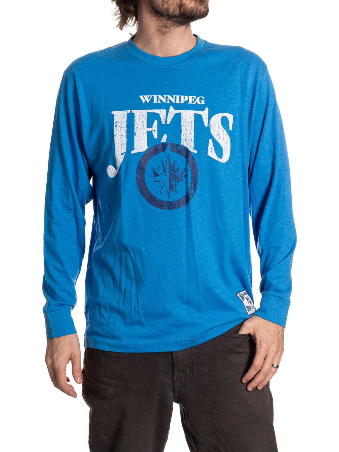 Winnipeg Jets Vintage Wash Long Sleeve Shirt