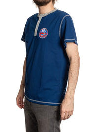 Load image into Gallery viewer, New York Islanders Waffle Henley Shirt
