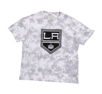 Load image into Gallery viewer, Premium Los Angeles Kings Grey Tie Dye Oversized Women&#39;s T-Shirt
