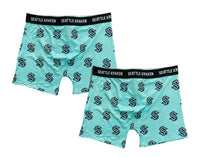 Load image into Gallery viewer, Men&#39;s Seattle Kraken Premium Boxer Briefs - 2 Pack Underwear
