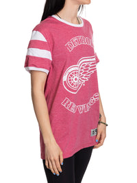 Load image into Gallery viewer, Detroit Red Wings Ladies Loose Fit Varsity Style Retro Lounge T-Shirt
