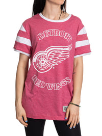 Load image into Gallery viewer, Detroit Red Wings Ladies Loose Fit Varsity Style Retro Lounge T-Shirt
