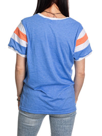 Load image into Gallery viewer, Edmonton Oilers Ladies Loose Fit Varsity Style Retro Lounge T-Shirt
