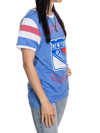 Load image into Gallery viewer, New York Rangers Ladies Loose Fit Varsity Style Retro Lounge T-Shirt

