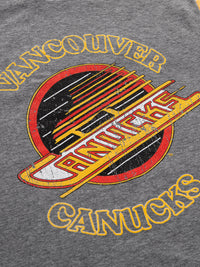 Load image into Gallery viewer, Vancouver Canucks Ladies Loose Fit Varsity Style Retro Lounge T-Shirt
