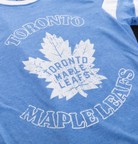 Load image into Gallery viewer, Toronto Maple Leafs Ladies Loose Fit Varsity Style Retro Lounge T-Shirt
