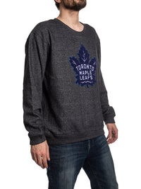 Load image into Gallery viewer, Toronto Maple Leafs NHL Unisex Cabin Crew Neck Sweater Blackout Edition
