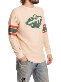 Load image into Gallery viewer, Minnesota Wild Long Sleeve Waffle Crewneck
