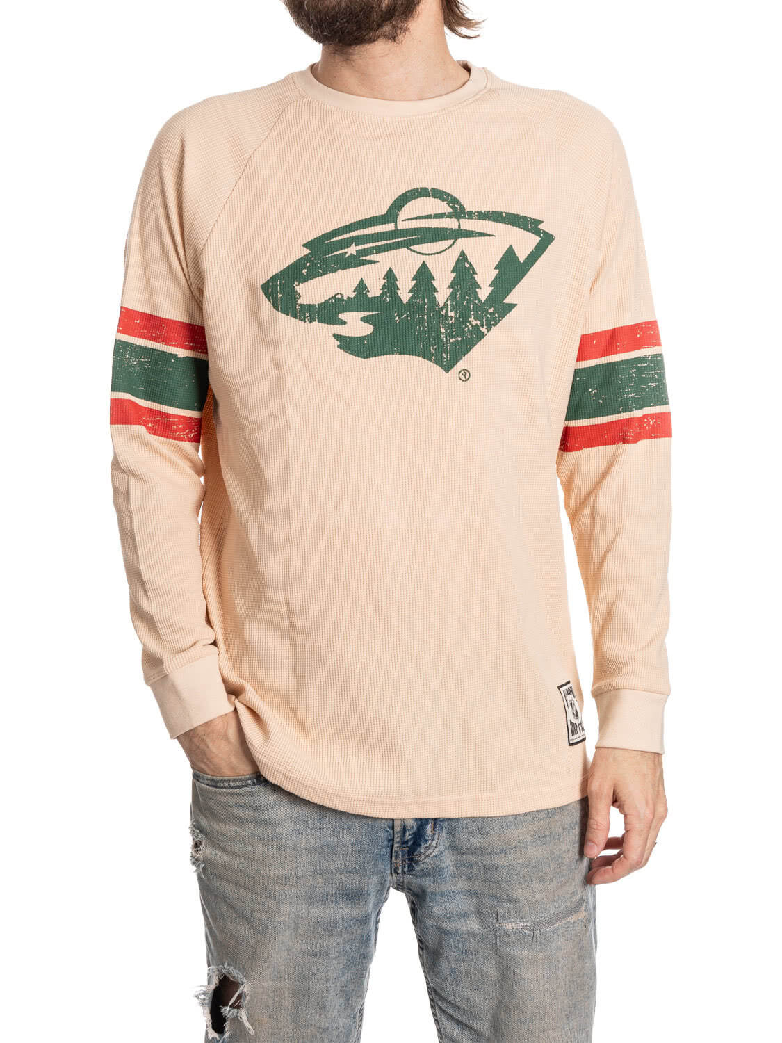 Minnesota Wild Long Sleeve Waffle Crewneck