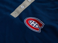 Load image into Gallery viewer, Montreal Canadiens Waffle Henley Shirt

