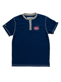 Load image into Gallery viewer, Montreal Canadiens Waffle Henley Shirt
