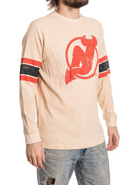 Load image into Gallery viewer, New Jersey Devils Long Sleeve Waffle Crewneck
