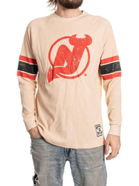 Load image into Gallery viewer, New Jersey Devils Long Sleeve Waffle Crewneck
