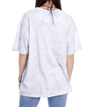 Load image into Gallery viewer, Premium New York Rangers Blue Tie Dye Oversized Women&#39;s T-Shirt
