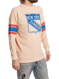 Load image into Gallery viewer, N.Y. Rangers Long Sleeve Waffle Crewneck
