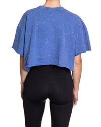 Load image into Gallery viewer, Edmonton Oilers Acid Wash Crop Top
