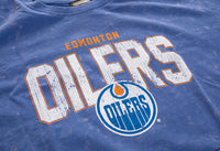 Load image into Gallery viewer, Edmonton Oilers Acid Wash Crop Top
