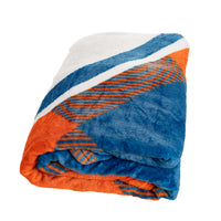 Load image into Gallery viewer, Edmonton Oilers NHL Ultra-Plush Flannel Plaid Throw Blanket (50&quot; by 60&quot;)
