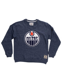 Load image into Gallery viewer, Edmonton Oilers NHL Unisex Cabin Crew Neck Sweater with Chenille logo

