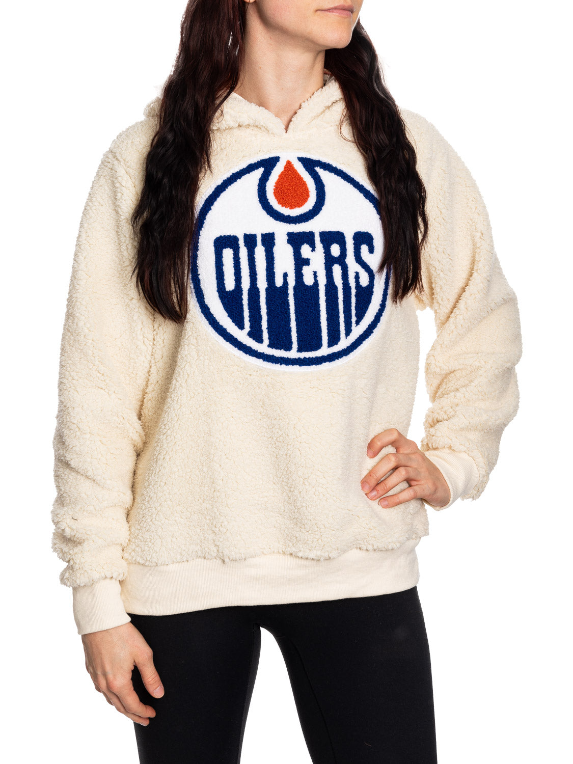 NHL Edmonton Oilers Ladies Sherpa Hoodie