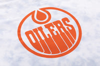 Load image into Gallery viewer, Premium Edmonton Oilers Blue Tie Dye Oversized Women&#39;s T-Shirt

