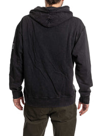 Load image into Gallery viewer, Ottawa Senators Distressed Logo Unisex Black Acid Wash Hoodie
