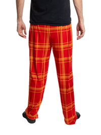Load image into Gallery viewer, Men's Stretch Plaid Pajama Pants -- Calgary Flames
