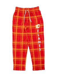 Load image into Gallery viewer, Men's Stretch Plaid Pajama Pants -- Calgary Flames
