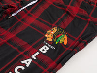 Load image into Gallery viewer, Men's Stretch Plaid Pajama Pants -- Chicago Blackhawks
