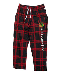Load image into Gallery viewer, Men's Stretch Plaid Pajama Pants -- Chicago Blackhawks
