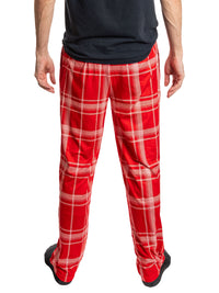 Load image into Gallery viewer, Men's Stretch Plaid Pajama Pants --Detroit Red Wings
